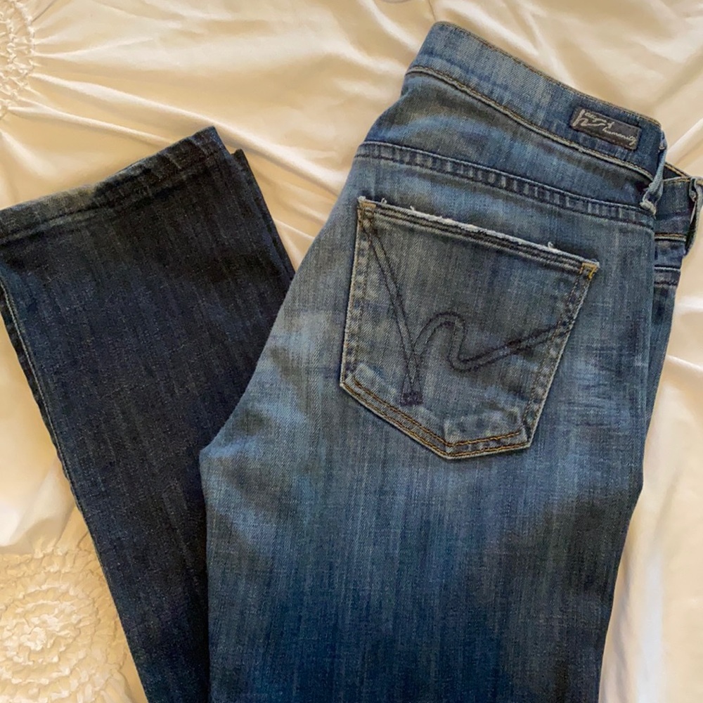 Citizens Of Humanity: Mid Rise Straight Leg Jeans